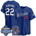 Los Angeles Dodgers #22 Clayton Kershaw DB Night Royal Tomch 2026 Vapor Jersey - Stitched
