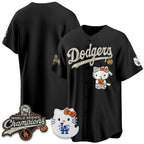 Los Angeles Dodgers Black Tomch Halloween 2026 Vapor V2 Stitched Team Jersey