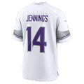 MN.Vikings #14 Jauan Jennings White Alternate Game Football jersey Tomch