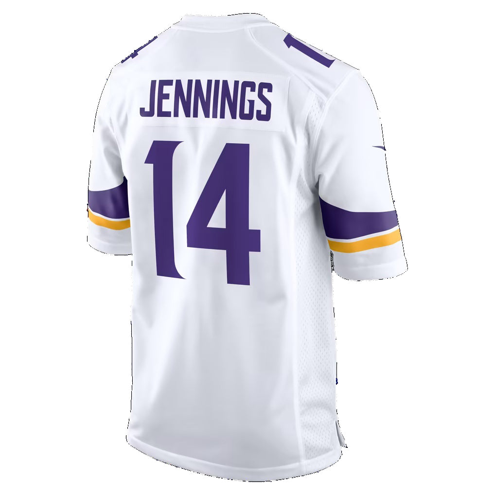 MN.Vikings #14 Jauan Jennings White Game Football jersey Tomch