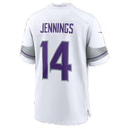 MN.Vikings #14 Jauan Jennings White Tomch Alternate Game Jersey