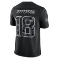 MN.Vikings #18 Justin Jefferson Black 2026 Salute to Service Stitched Limited Football jersey Tomch