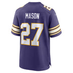 MN.Vikings #27 Jordan Mason Purple Alternate Classic Game Football jersey Tomch