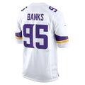 MN.Vikings #95 Caleb Banks White Game Football jersey Tomch