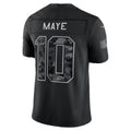 NE.Patriots #10 Drake Maye Black 2026 Salute to Service Stitched Limited Football jersey Tomch