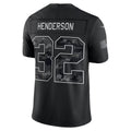 NE.Patriots #32 TreVeyon Henderson Black 2026 Salute to Service Stitched Limited Football jersey Tomch