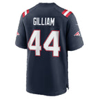NE.Patriots #44 Reggie Gilliam Navy Team Game Football jersey Tomch