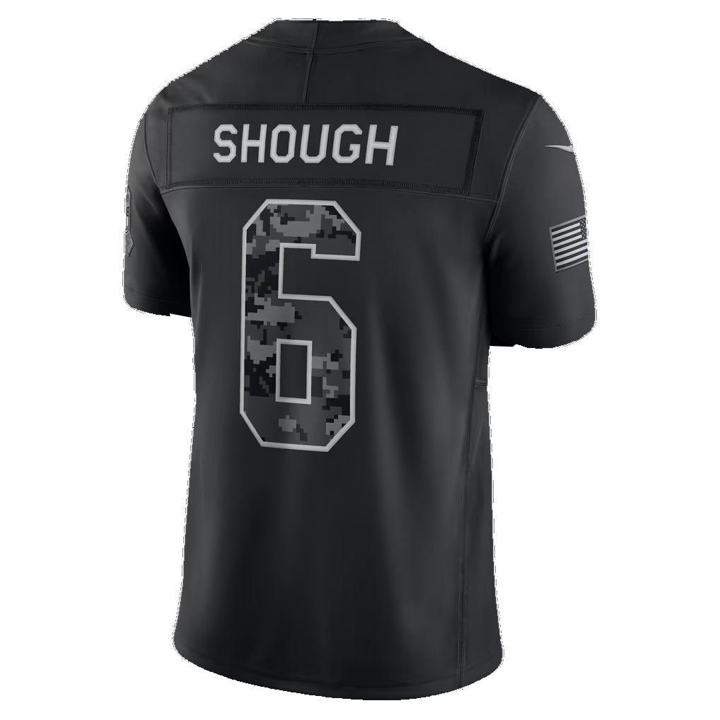 NO.Saints #6 Tyler Shough Black 2026 Salute to Service Stitched Limited Football jersey Tomch