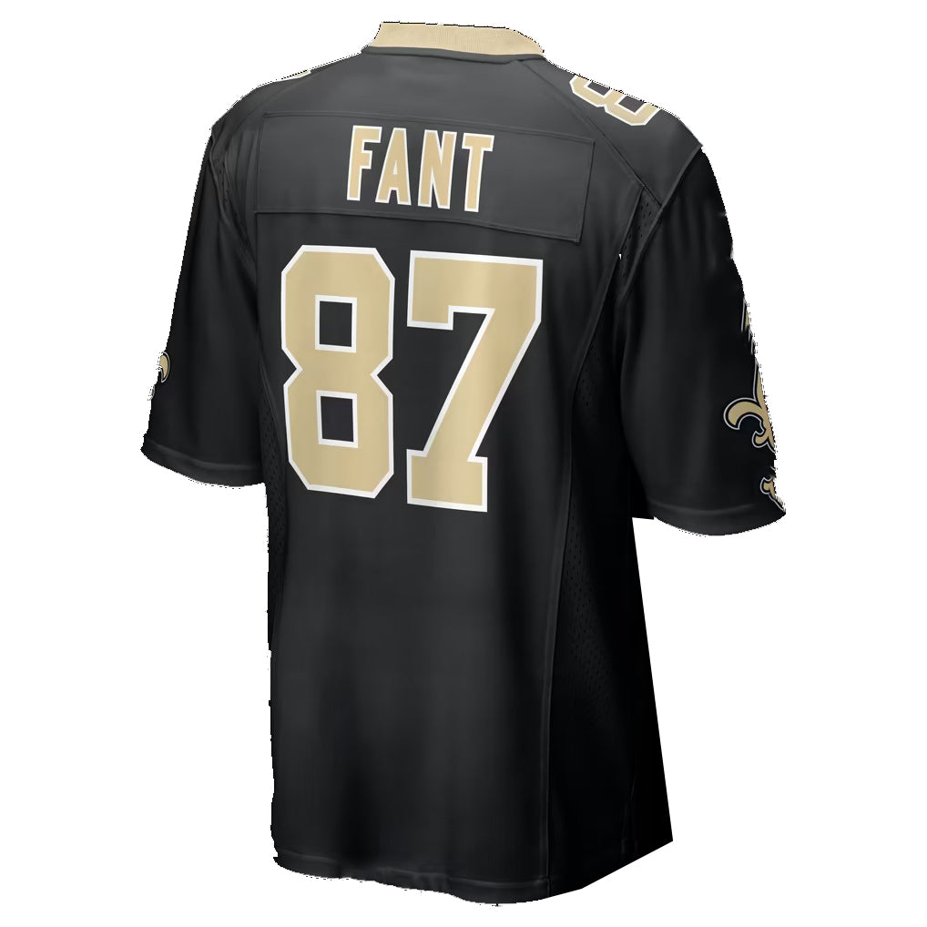 NO.Saints #87 Noah Fant Black Team Game Football jersey Tomch