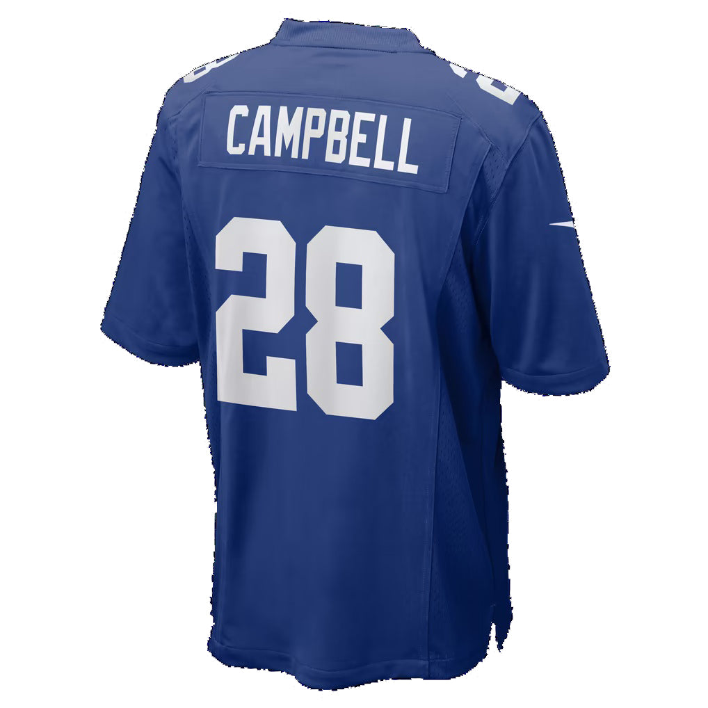 NY.Giants #28 Elijah Campbell Royal Team Game Football jersey Tomch