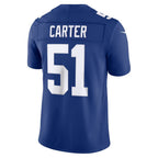 NY.Giants #51 Abdul Carter Royal Tomch Team Vapor F.U.S.E. Stitched Limited Jersey