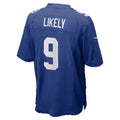 NY.Giants #9 Isaiah Likely Royal Team Game Football jersey Tomch