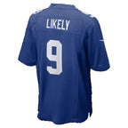 NY.Giants #9 Isaiah Likely Royal Team Game Football jersey Tomch