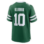 NY.Jets #10 Cade Klubnik Legacy Green Team Game Football jersey Tomch