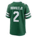 NY.Jets #2 Jarvis Brownlee Jr. Legacy Green Team Game Football jersey Tomch