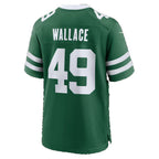NY.Jets #49 Trevin Wallace Legacy Green Team Game Football jersey Tomch