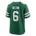 NY.Jets #6 Dane Belton Legacy Green Team Game Football jersey Tomch
