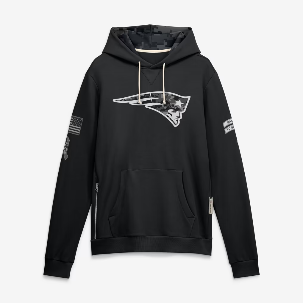 NE.Patriots 2026 Salute To Service Club Pullover Hoodie Cheap sale Birthday and Christmas gifts Stitched American Football jersey Tomch