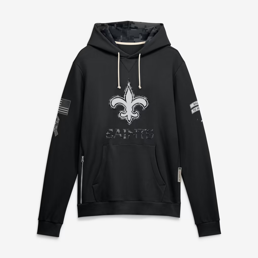 NO.Saints 2026 Salute To Service Club Pullover Hoodie Cheap sale Birthday and Christmas gifts Stitched American Football jersey Tomch