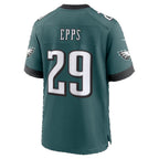 P.Eagles #29 Marcus Epps Midnight Green Team Game Football jersey Tomch