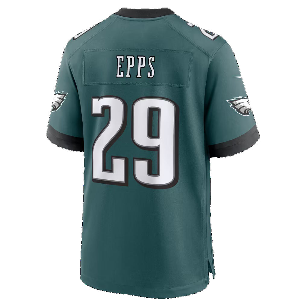 P.Eagles #29 Marcus Epps Midnight Green Team Game Football jersey Tomch