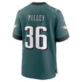 P.Eagles #36 Maximus Pulley Midnight Green Team Game Football jersey Tomch