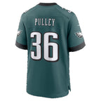 P.Eagles #36 Maximus Pulley Midnight Green Team Game Football jersey Tomch