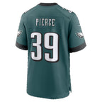 P.Eagles #39 Dameon Pierce Midnight Green Team Game Football jersey Tomch