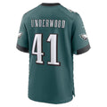 P.Eagles #41 Rocco Underwood Midnight Green Team Game Football jersey Tomch