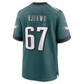 P.Eagles #67 John Ojukwu Midnight Green Team Game Football jersey Tomch