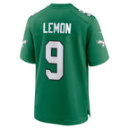 P.Eagles #9 Makai Lemon Kelly Green Alternate Game Football jersey Tomch