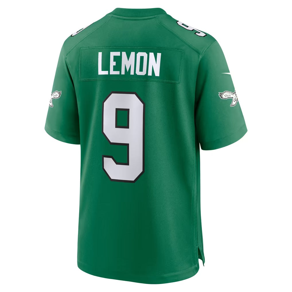 P.Eagles #9 Makai Lemon Kelly Green Alternate Game Football jersey Tomch