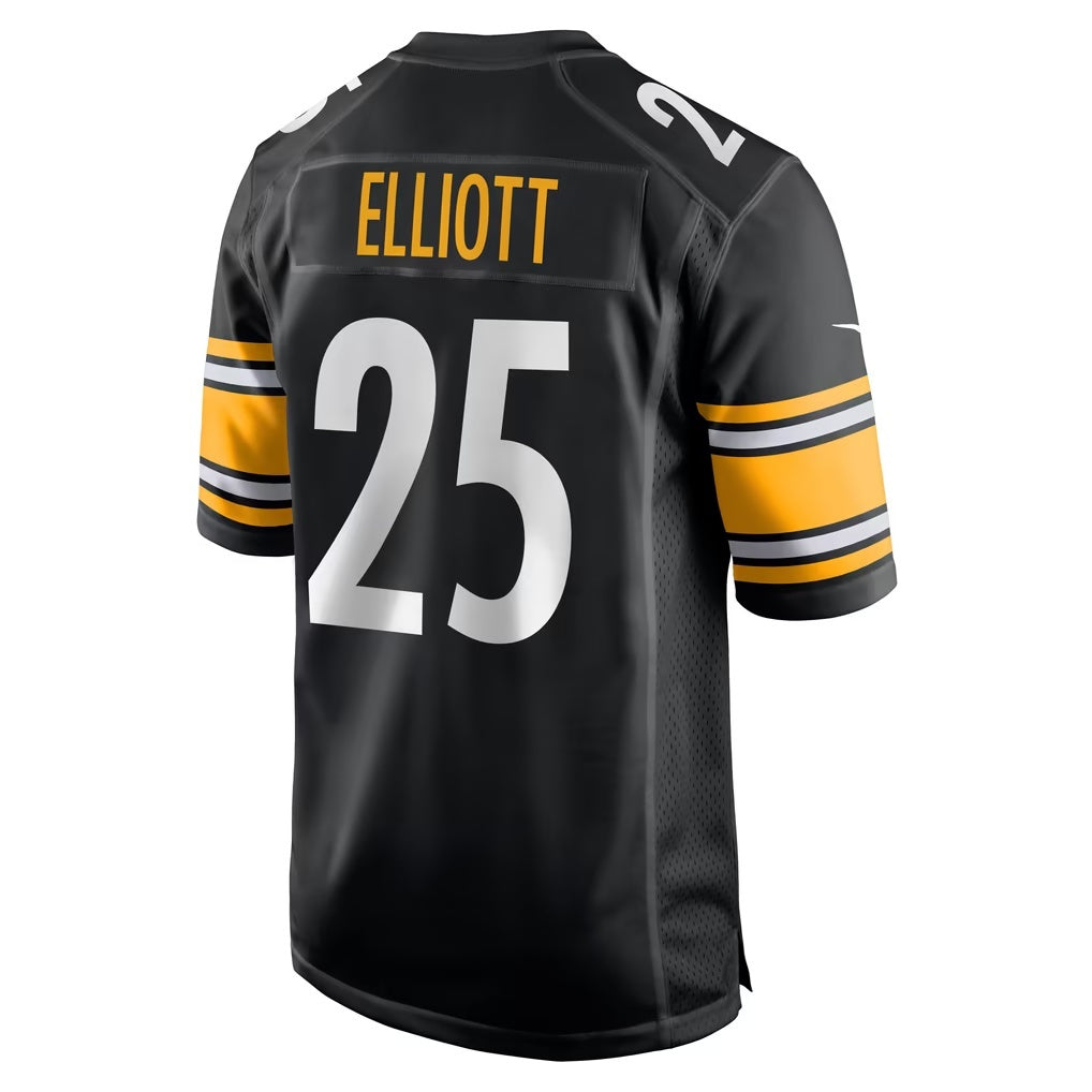 P.Steelers #25 DeShon Elliott Black Game Football jersey Tomch