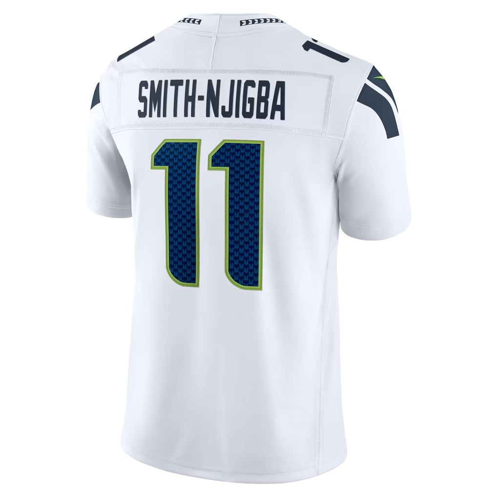 S.Seahawks #11 Jaxon Smith-Njigba White Vapor F.U.S.E. Stitched Limited Football jersey Tomch