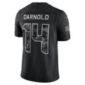 S.Seahawks #14 Sam Darnold Black 2026 Salute to Service Stitched Limited Football jersey Tomch