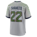 S.Seahawks #22 Rashid Shaheed Gray Tomch Rivalries Collection Game Jersey
