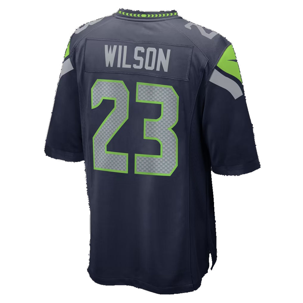 S.Seahawks #23 Emanuel Wilson College Navy Team Game Football jersey Tomch