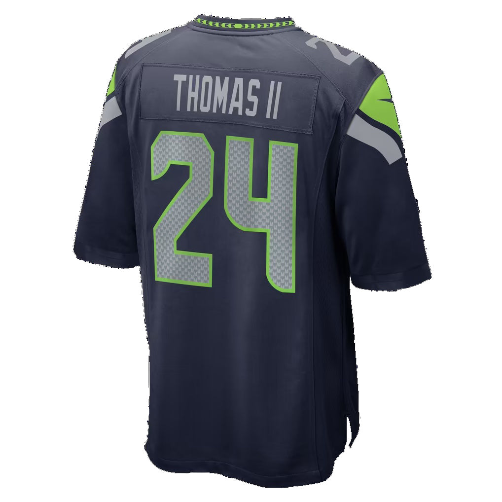 S.Seahawks #24 Rodney Thomas II College Navy Team Game Football jersey Tomch