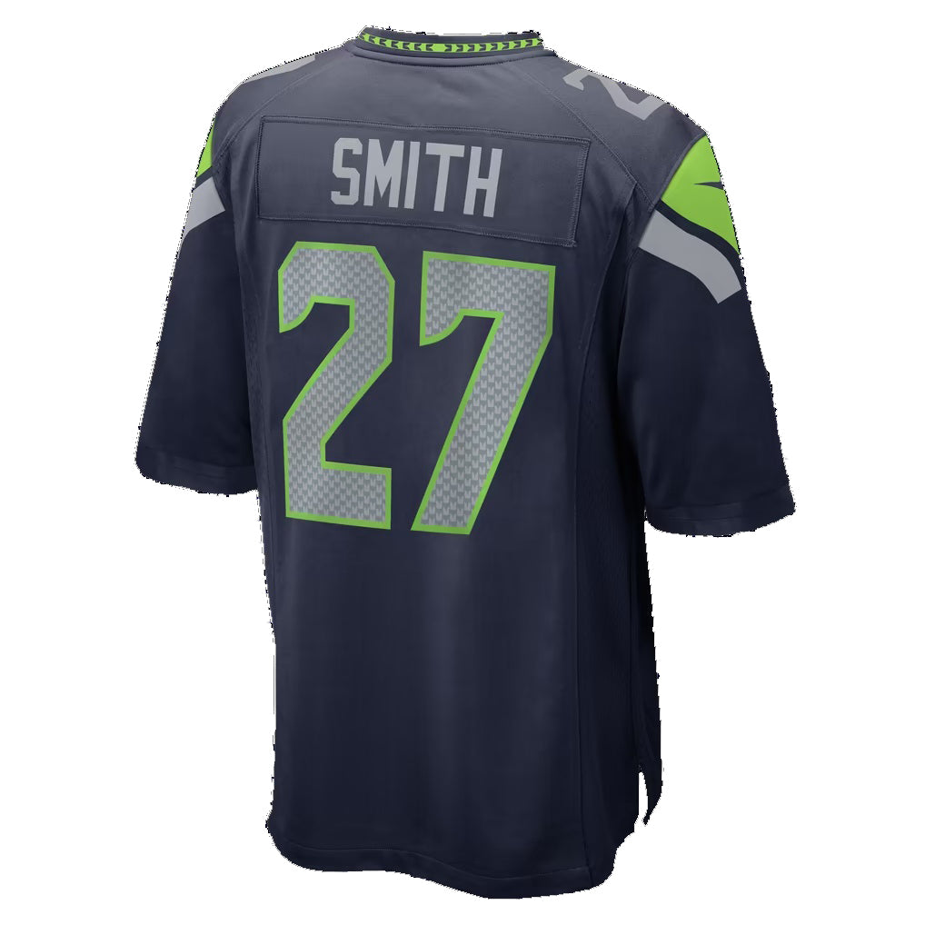 S.Seahawks #27 Avery Smith College Navy Team Game Football jersey Tomch