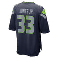 S.Seahawks #33 Velus Jones Jr. College Navy Team Game Football jersey Tomch
