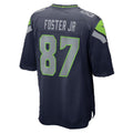 S.Seahawks #87 Montorie Foster Jr Navy Tomch Game Player Jersey