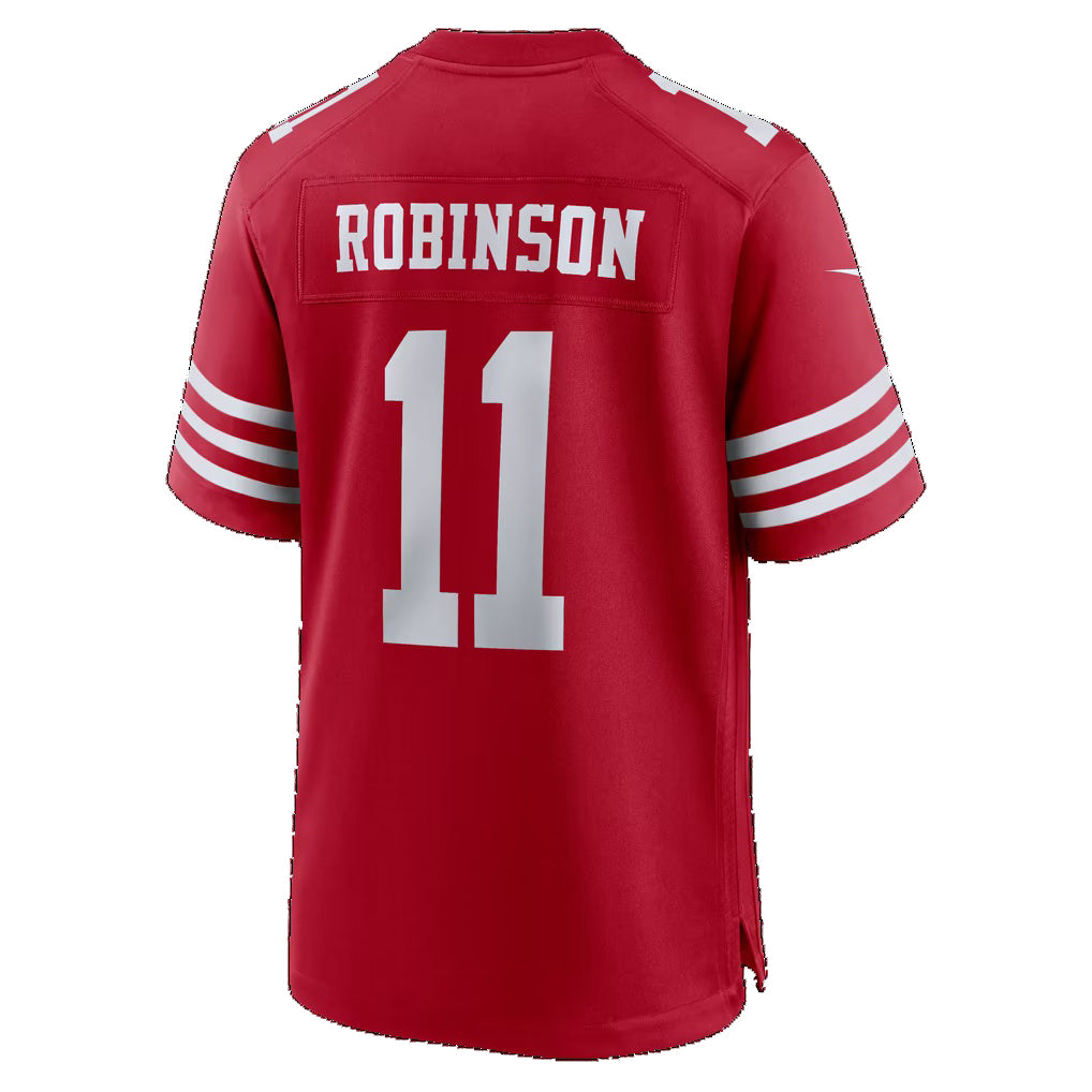 SF.49ers #11 Demarcus Robinson Scarlet Team Game Football jersey Tomch