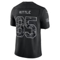 SF.49ers #85 George Kittle Black 2026 Salute to Service Stitched Limited Football jersey Tomch