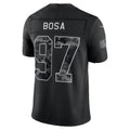 SF.49ers #97 Nick Bosa Black 2026 Salute to Service Stitched Limited Football jersey Tomch