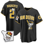 San Diego Padres #2 Xander Bogaerts Black Tomch Meow KT Vapor Limited All V2 Stitched Jersey