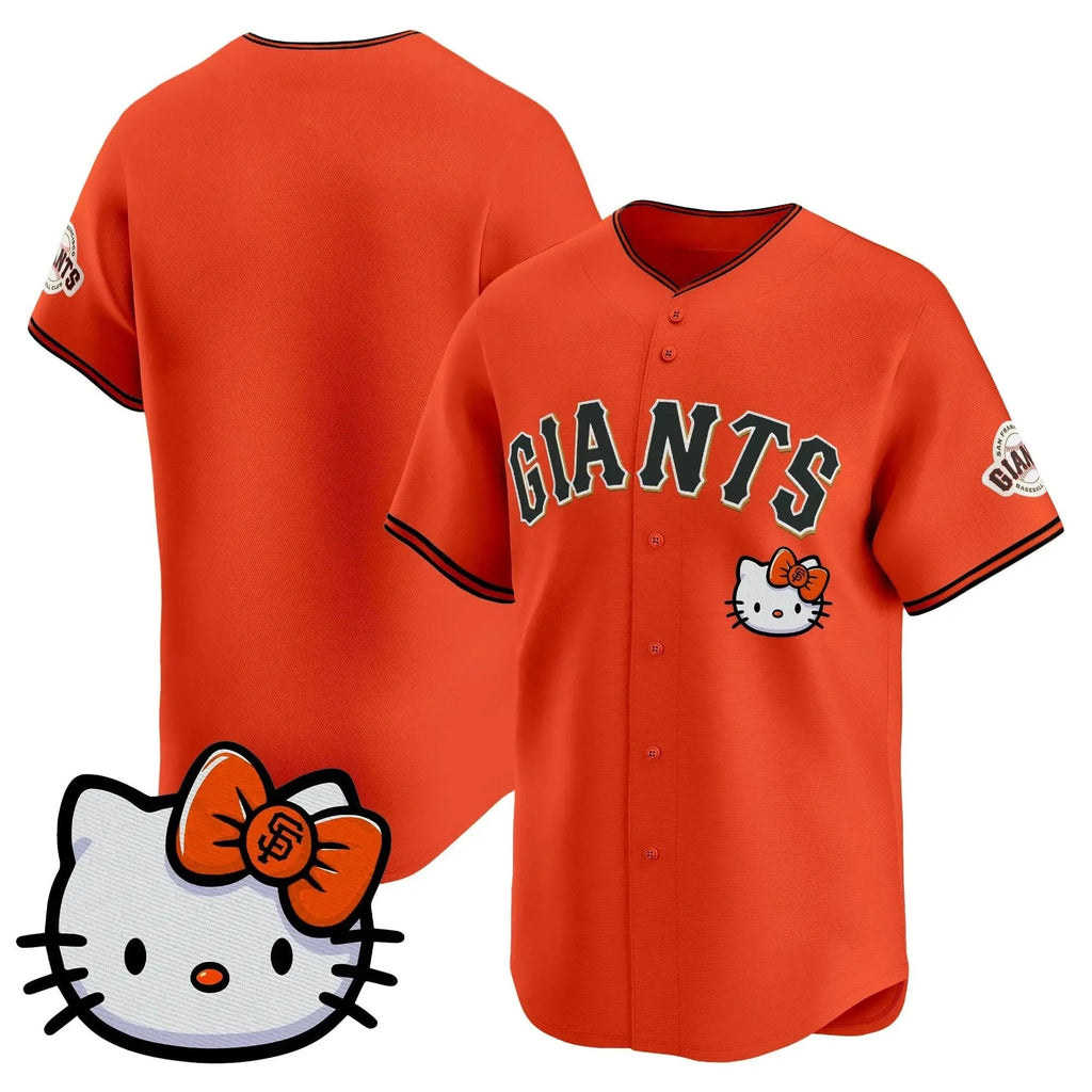 San Francisco Giant Orange Tomch Meow KT Vapor Premier Limited All Stitched Jersey
