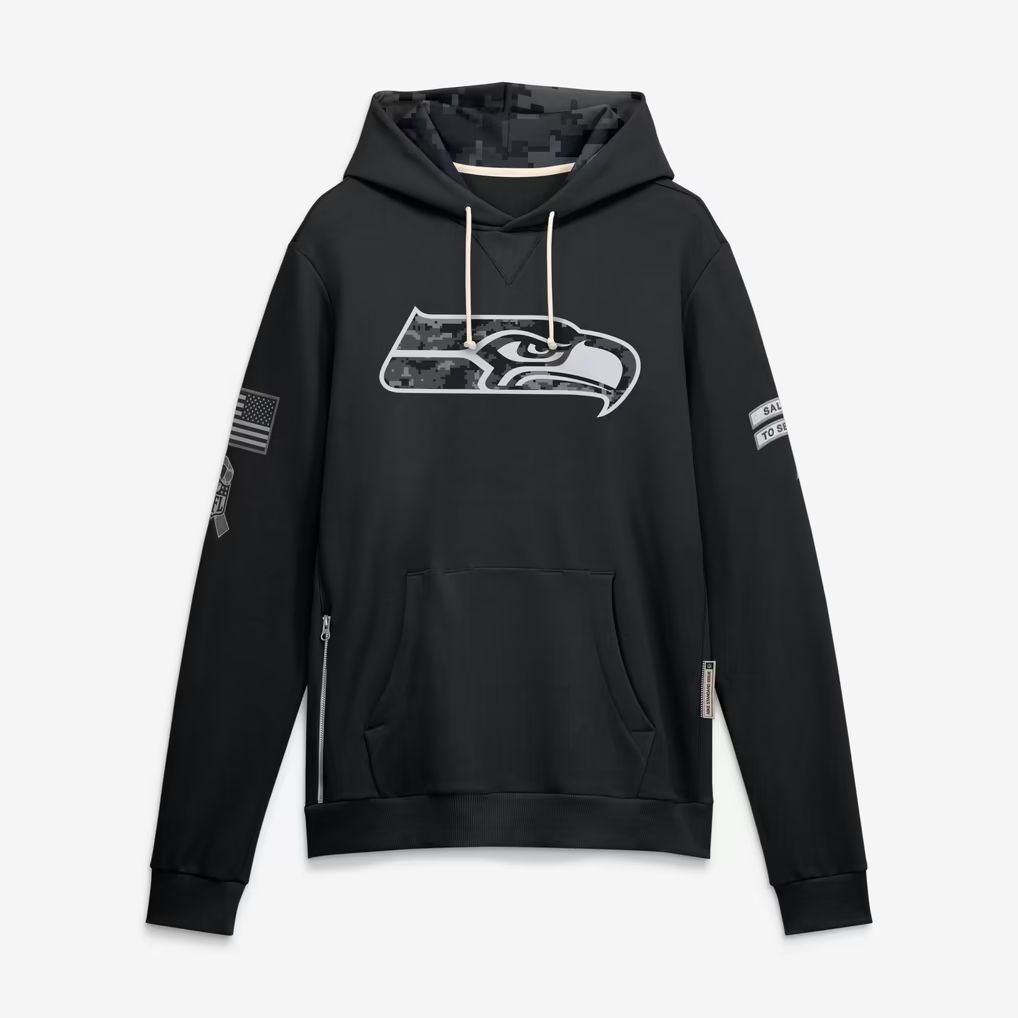 S.Seahawks 2026 Salute To Service Club Pullover Hoodie Cheap sale Birthday and Christmas gifts Stitched American Jersey TOMCH