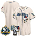 Seattle Mariners Meow KT Night Cream Tomch Limited Jersey - All Stitched V2