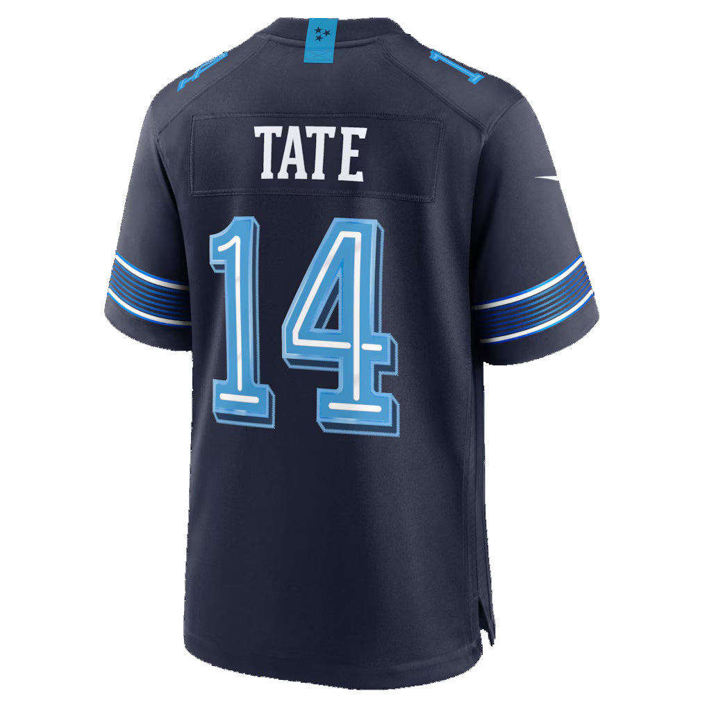 T.Titans #14 Carnell Tate Navy 2026 Rivalries Collection Game Jersey Tomch