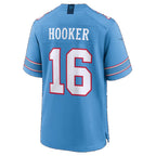 T.Titans #16 Hendon Hooker Light Blue Team Game Football jersey Tomch